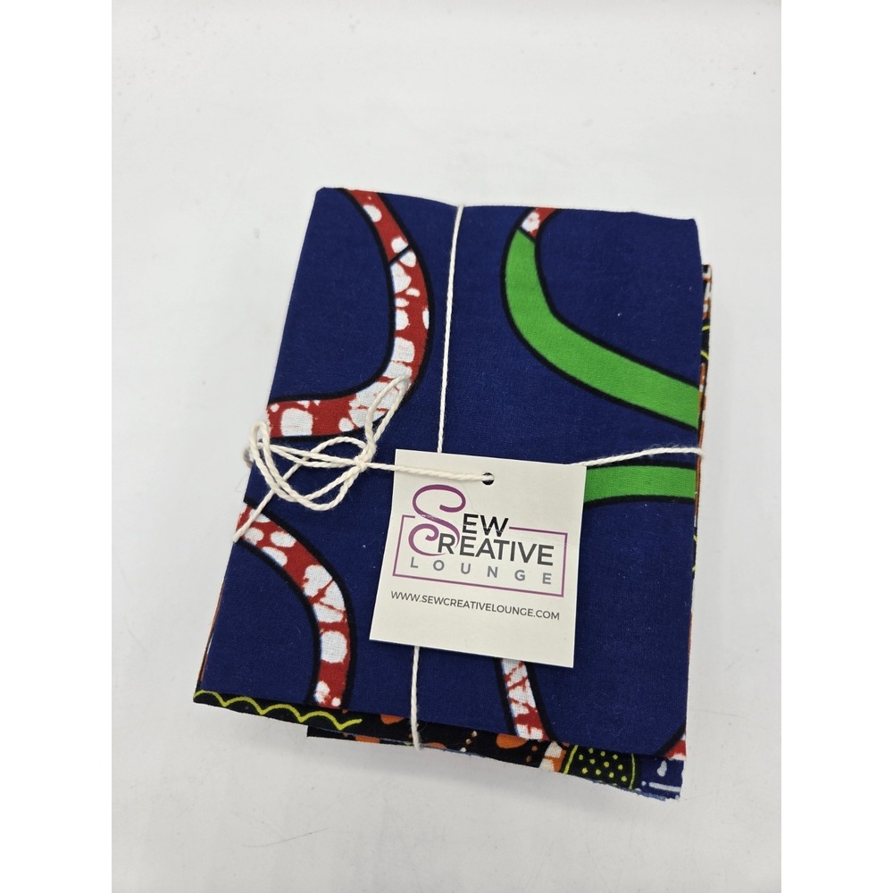 Sew Creative Lounge African Print 100% Cotton Fat Quarter Bundle 10 Pack